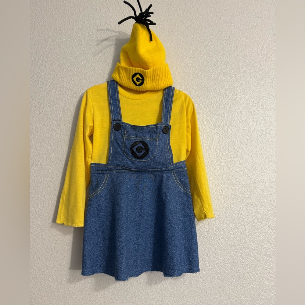 Toddler Yellow and Blue Minion Costume Dress